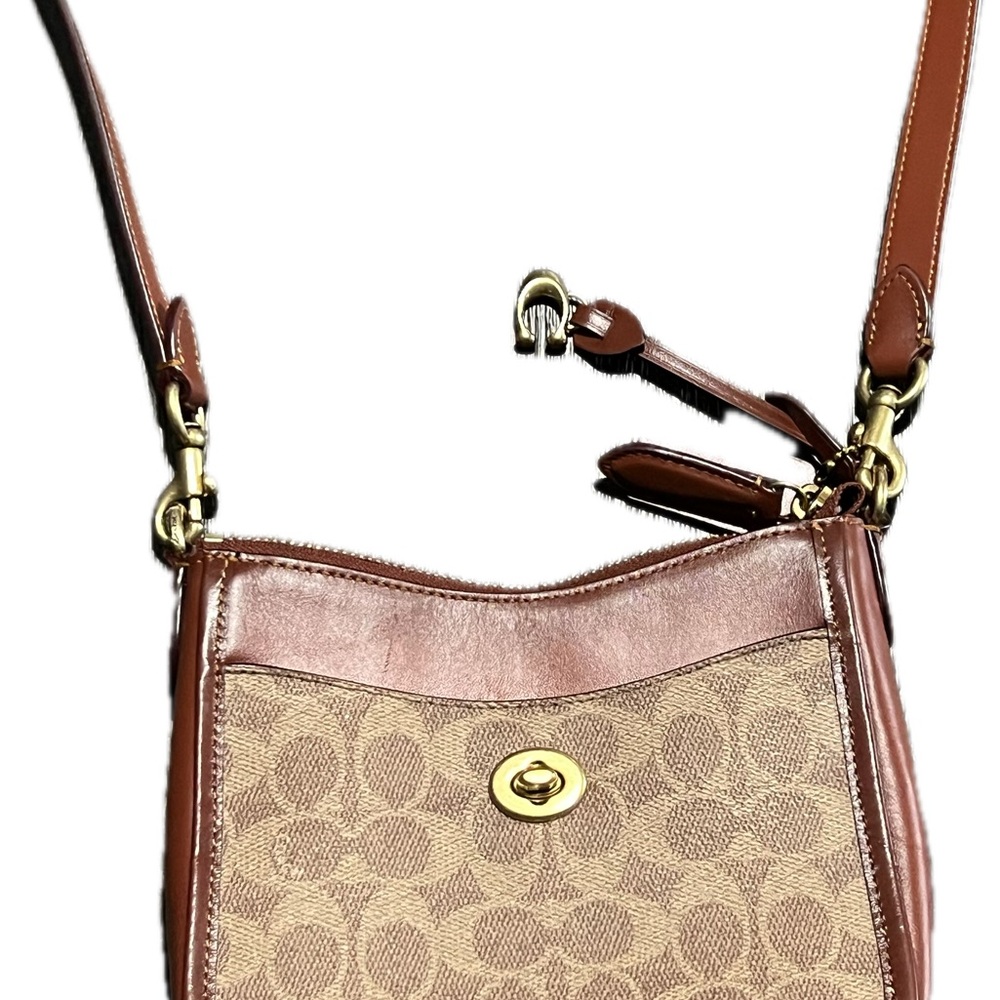 Brown Leather Crossbody Bag